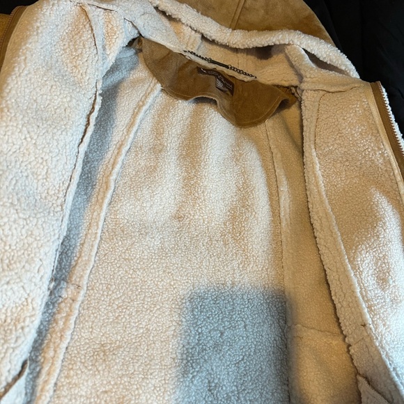 Koolaburra by UGGS Faux Tan Jacket with Cream Fleece - Picture 4 of 6